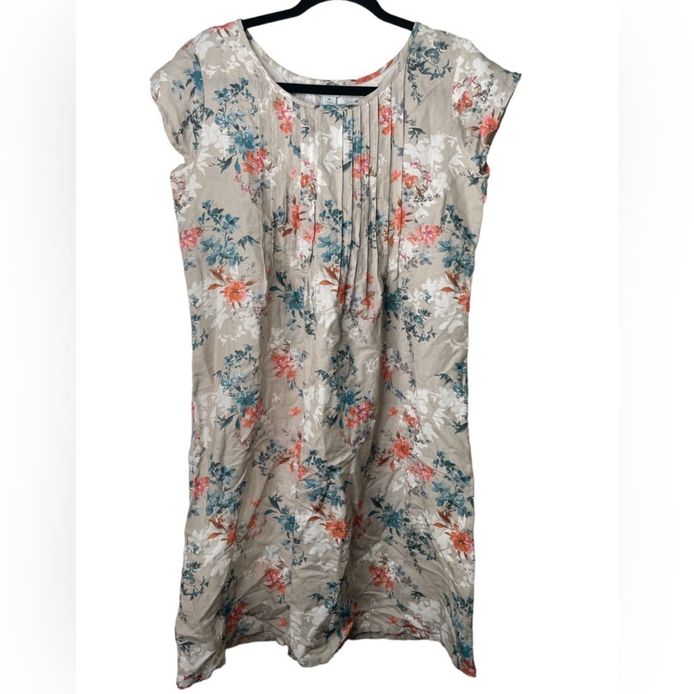 NWOT SUNDANCE Short Sleeve Floral Midi Dress - Picture 2 of 5